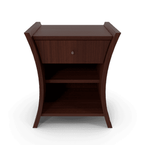 Bedside Table African Cherry